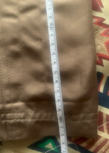 Düğmeli Kahverengi Midi Kadın Ceket - Görsel 9