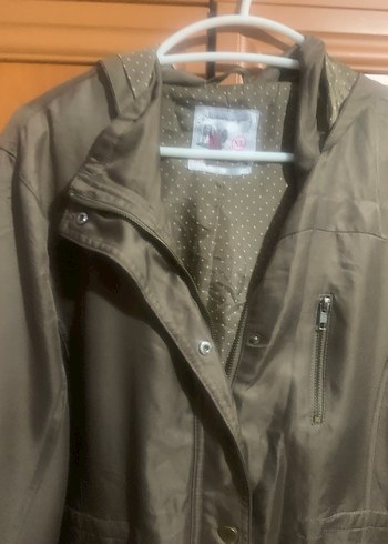 Düğmeli Kahverengi Midi Kadın Ceket - Görsel 2