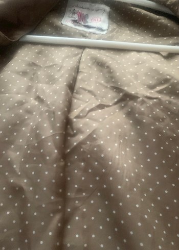 Düğmeli Kahverengi Midi Kadın Ceket - Görsel 11