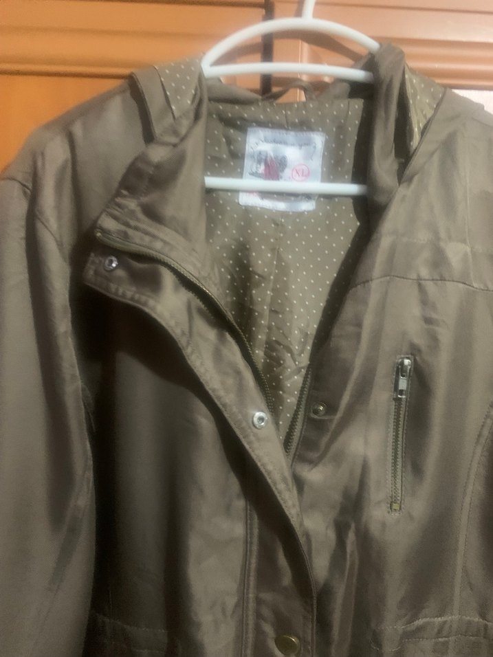 Düğmeli Kahverengi Midi Kadın Ceket - Görsel 2