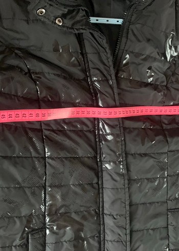 Siyah Uzun Kadın Kışlık Mont - Görsel 10