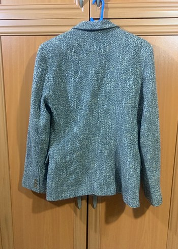 Park bravo Gri Kadın Düğmeli Blazer - Görsel 3