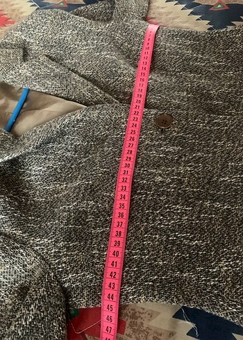 Park bravo Gri Kadın Düğmeli Blazer - Görsel 4