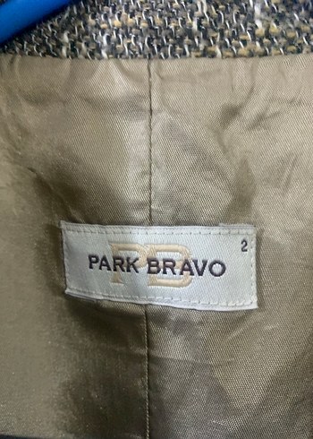 Park bravo Gri Kadın Düğmeli Blazer - Görsel 2