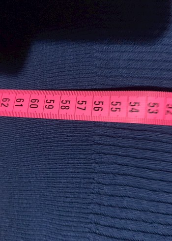 Collezion Mavi Fitilli Kadın Yün Kazak - Görsel 3