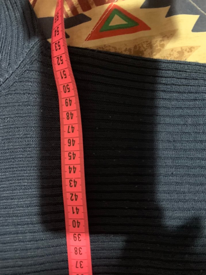 Collezion Mavi Fitilli Kadın Yün Kazak - Görsel 5