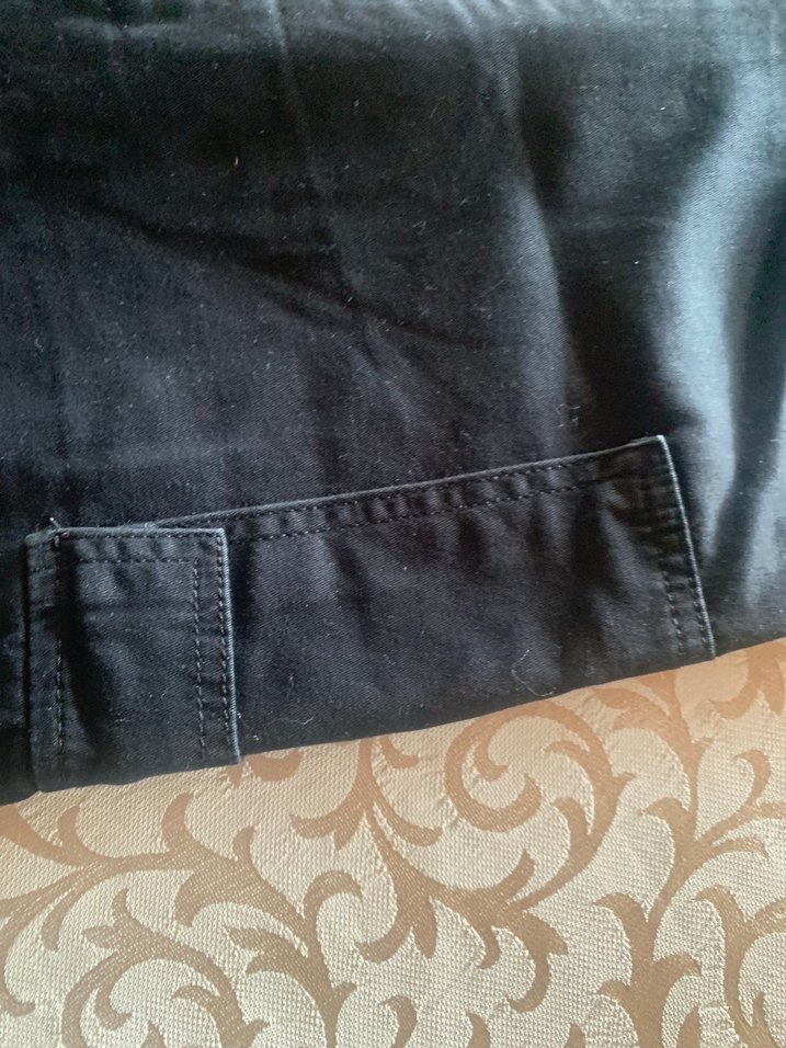 Siyah Kemerli Rahat Kesim Kadın Kot Pantolon — görsel 5/9