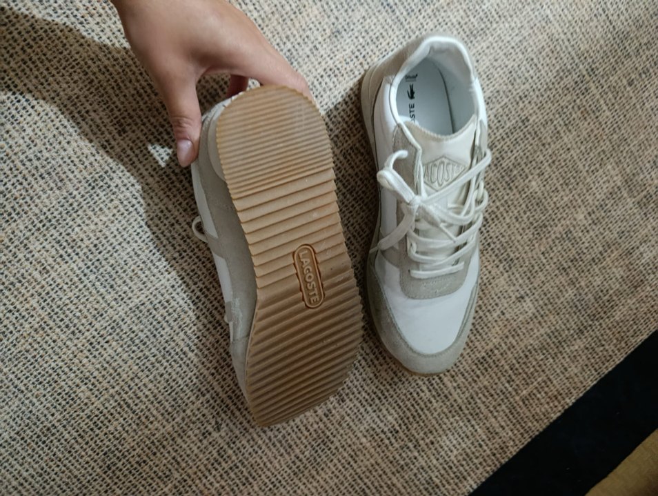 Kadın lacoste Beyaz  Spor Ayakkabı orijinal - Görsel 3