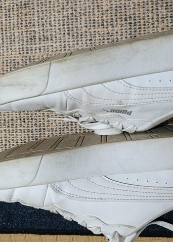 Beyaz Kadın puma Spor Ayakkabı - Görsel 6