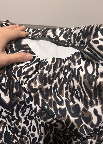 Leopar Desenli Midi  Etek defacto - Görsel 2