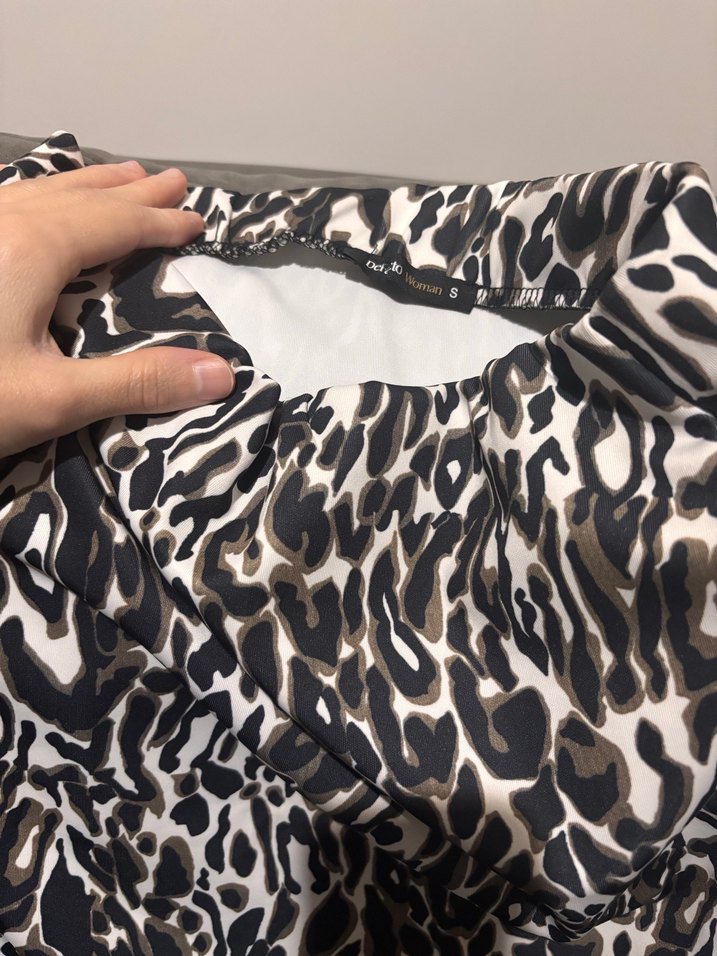 Leopar Desenli Midi  Etek defacto - Görsel 2