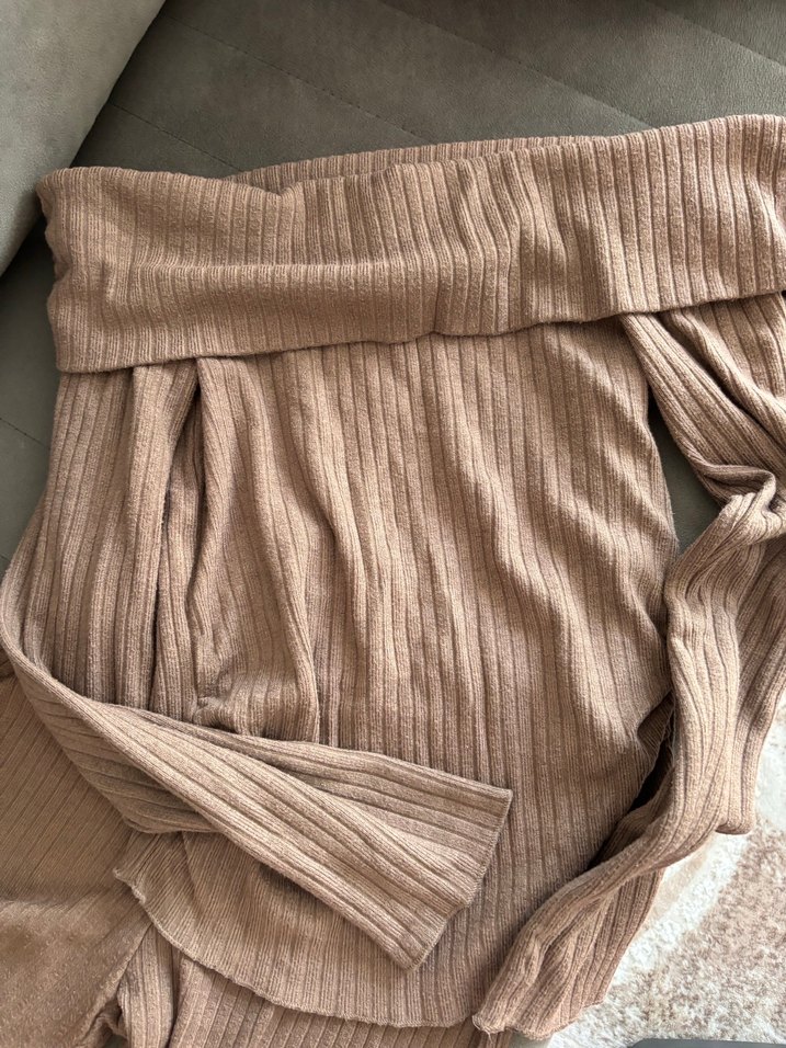 Bershka Kahverengi fitilli takım m beden - Görsel 4