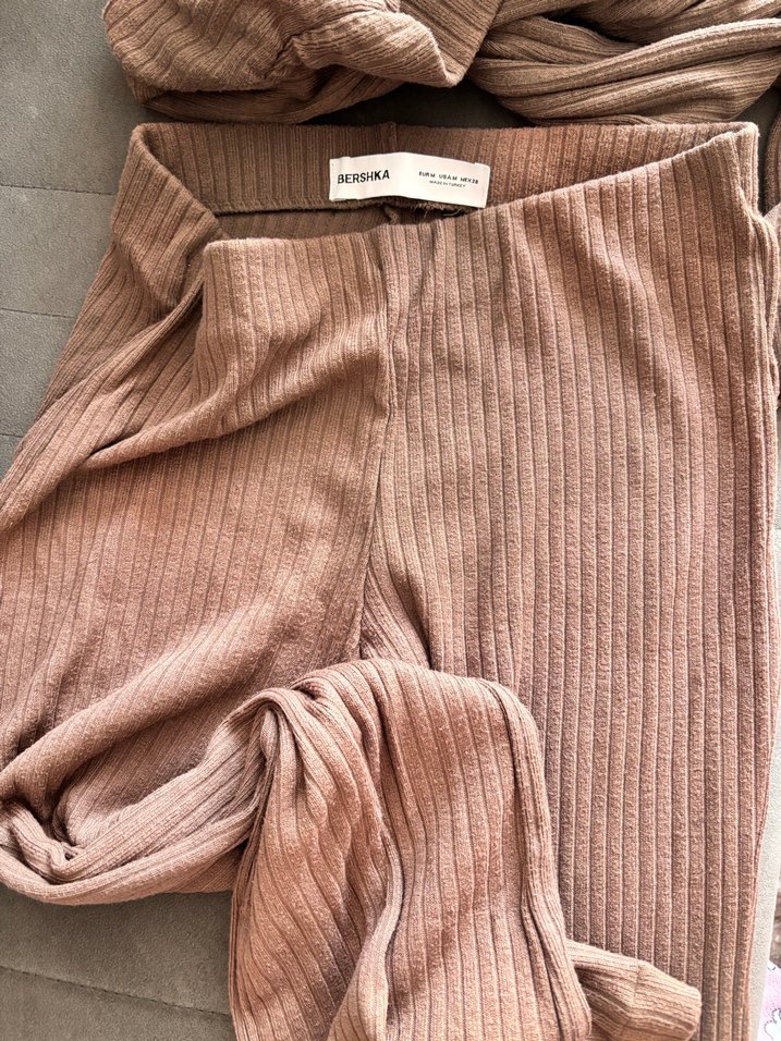 Bershka Kahverengi fitilli takım m beden - Görsel 3