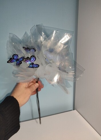 Kelebek buketi - Görsel 5