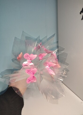 Kelebek buketi - Görsel 8