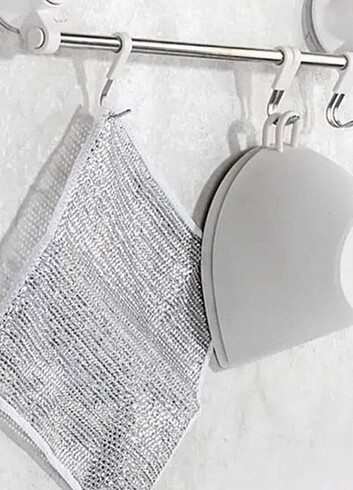 GÜMÜŞ TEL BULAŞIK BEZİ - Görsel 4