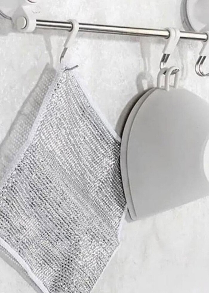 GÜMÜŞ TEL BULAŞIK BEZİ - Görsel 4