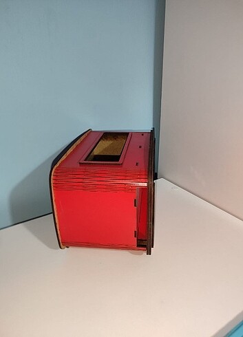 Mini tv telefon tutucu peçetelik - Görsel 2