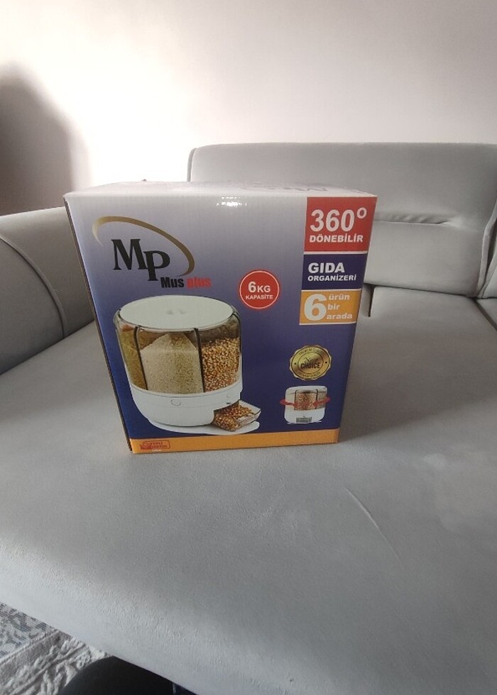 360 derece dönen gıda organizatörü - Görsel 2