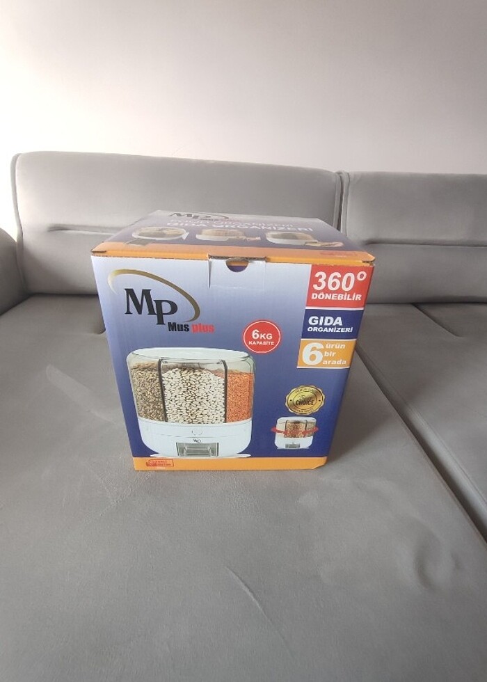 360 derece dönen gıda organizatörü - Görsel 4