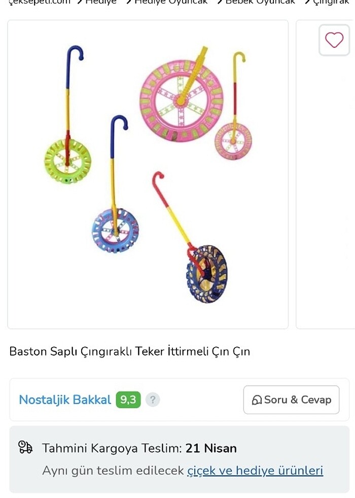 Baston Saplı Çıngıraklı Teker İttirmeli Çın Çın - Görsel 5