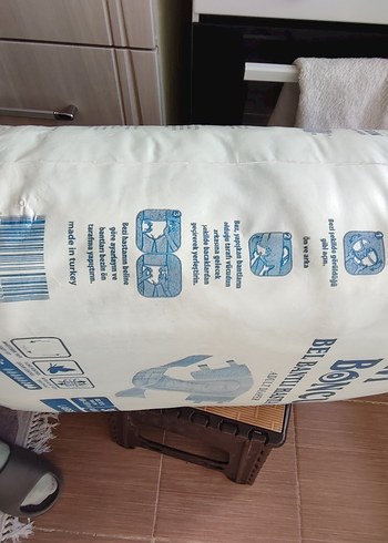 Mavi Boncuk Bel Bantlı Hasta Bezi Large 16'lı 2 adet koli bandı - Görsel 5