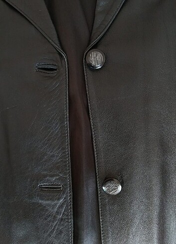 xxl Beden siyah Renk Oversize vintage deri ceket