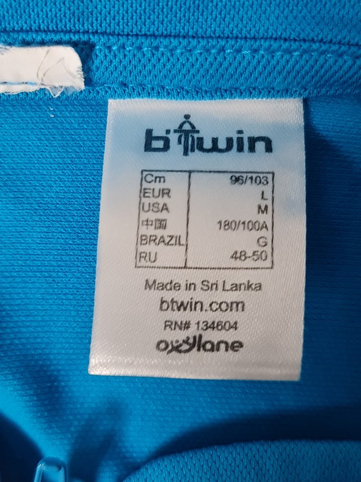 Erkek Mavi Yarım Fermuarlı Yüksek Yaka Tişört. Bisiklet Forması. - Görsel 4