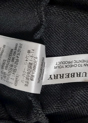 Burberry Nakışlı Siyah Kapüşonlu Erkek Sweatshirt - Görsel 6