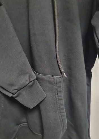 Burberry Nakışlı Siyah Kapüşonlu Erkek Sweatshirt - Görsel 5