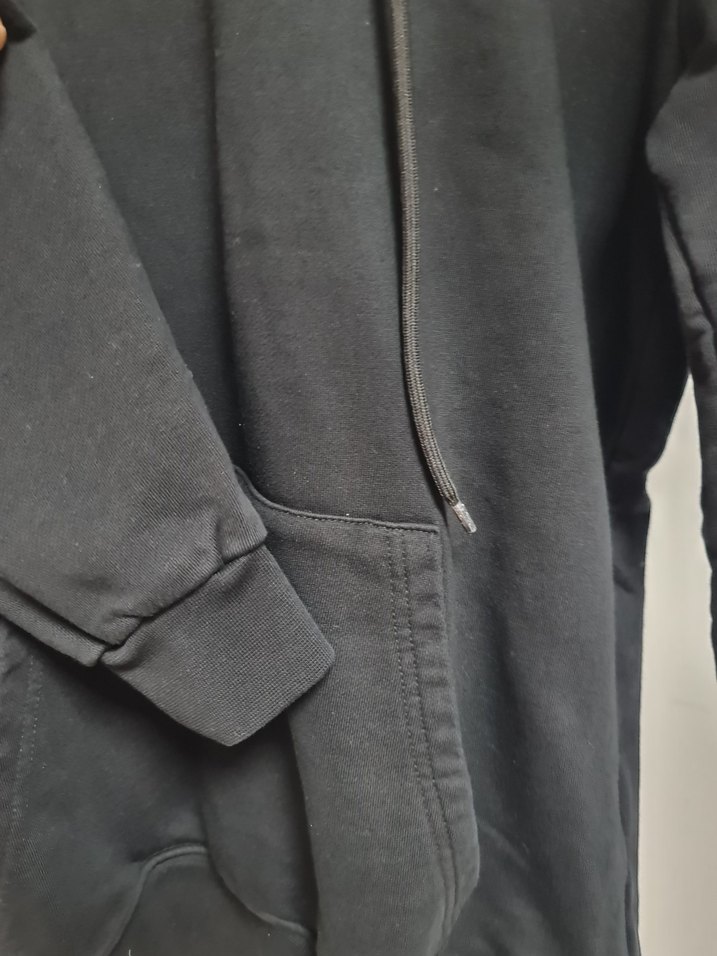 Burberry Nakışlı Siyah Kapüşonlu Erkek Sweatshirt - Görsel 5