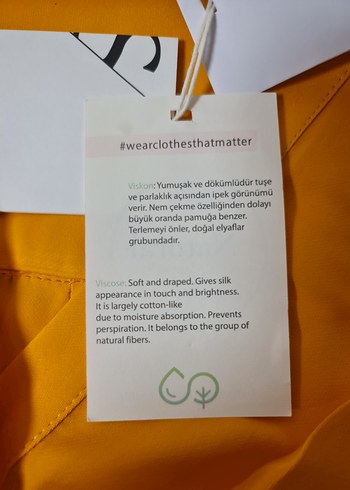 Turuncu Midi Uzun Kollu Elbise - Görsel 8