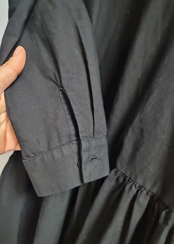 Siyah Uzun Kollu Midi Tunik - Görsel 6