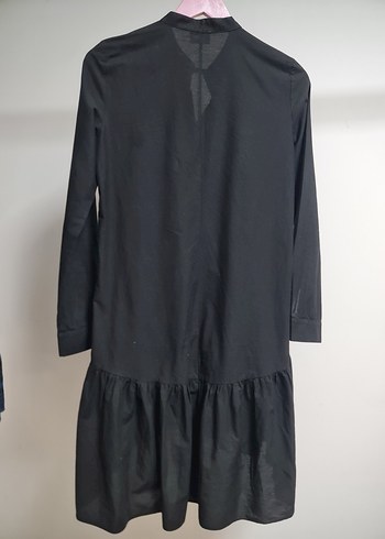 Siyah Uzun Kollu Midi Tunik - Görsel 4