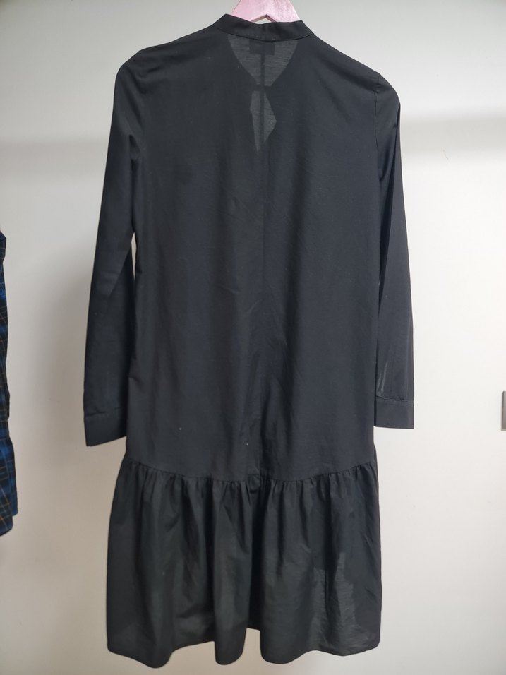 Siyah Uzun Kollu Midi Tunik - Görsel 4