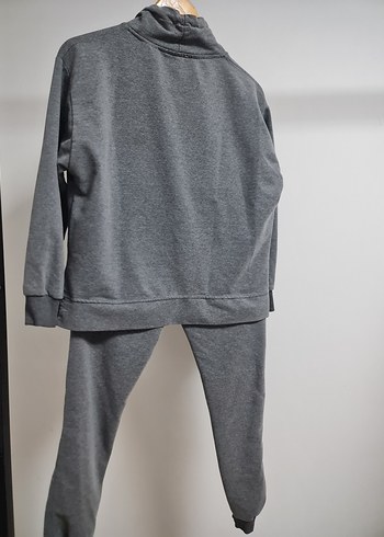 Gri Prada Baskılı Kadın Eşofman Takımı - Görsel 3