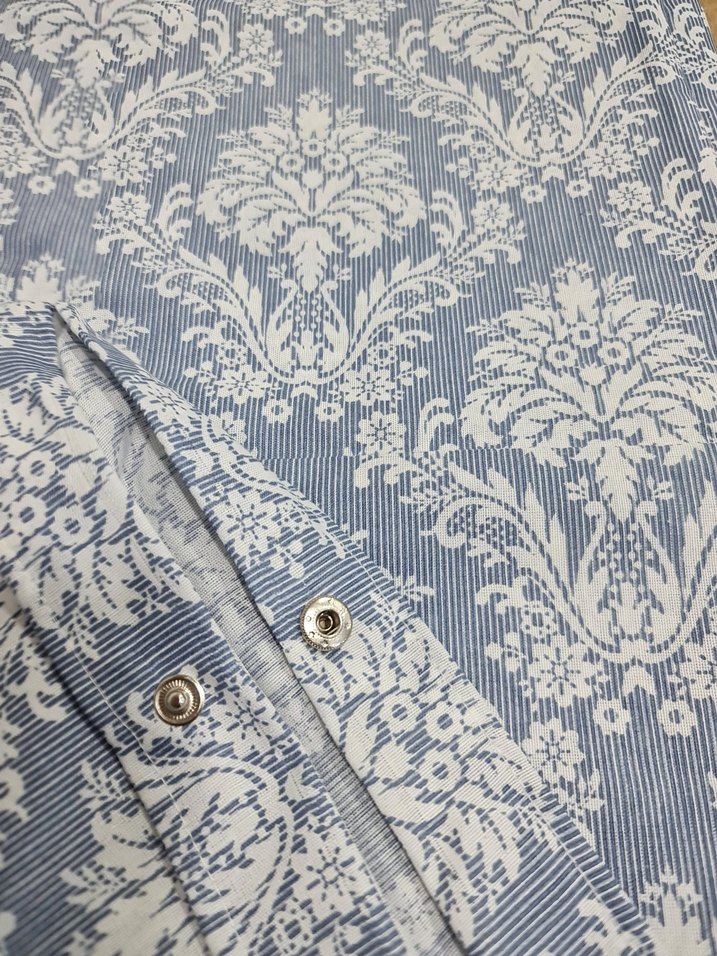 Mavi Gri Desenli Tek Kişilik Nevresim Takımı - Görsel 3