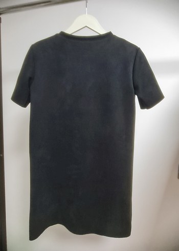 Taş İşlemeli Kısa Süet Elbise - Görsel 3