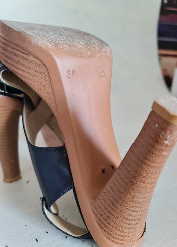 Tokalı Siyah Kadın Platform Topuklu Ayakkabı - Görsel 7