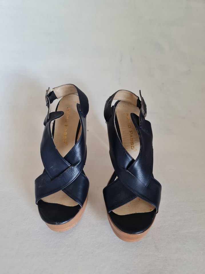 Tokalı Siyah Kadın Platform Topuklu Ayakkabı - Görsel 3