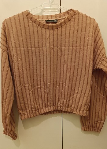 Topshop Pembe Triko Kadın Sweatshirt