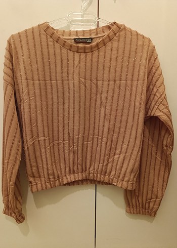 Pembe Triko Kadın Sweatshirt