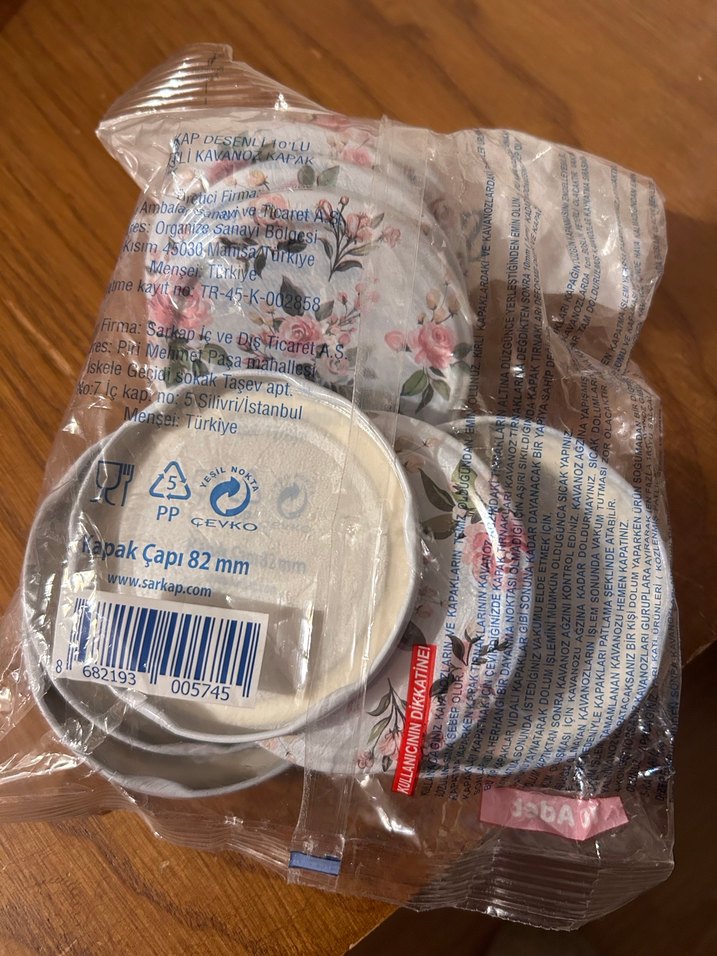 2 paket Kavanoz kapak - Görsel 2