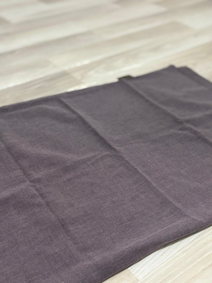 Gri Keten Kadın Şal - Görsel 2