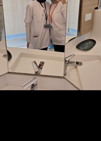 Beyaz hemşirelik staj üniforma - Görsel 2