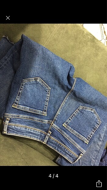 10 Yaş Beden lacivert Renk kot pantolon