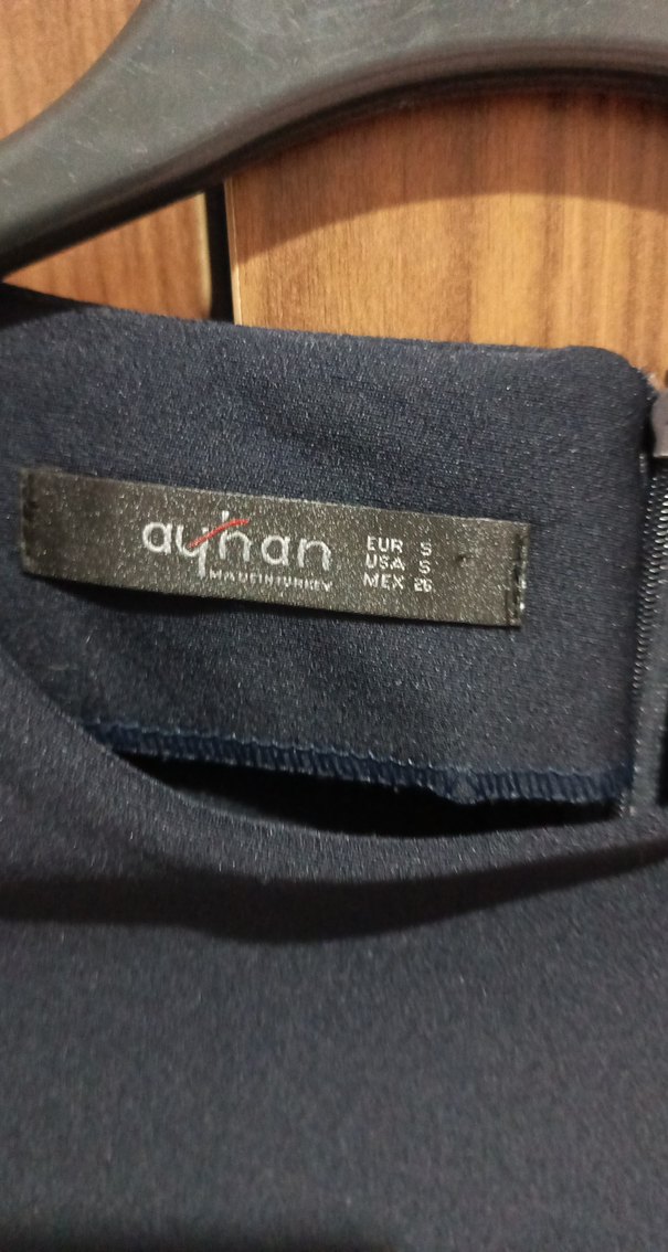 Kemerli Siyah Mini Elbise - Görsel 4