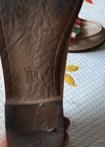 Bej Süet Püsküllü Kadın Dolgu Topuk Espadril - Görsel 5