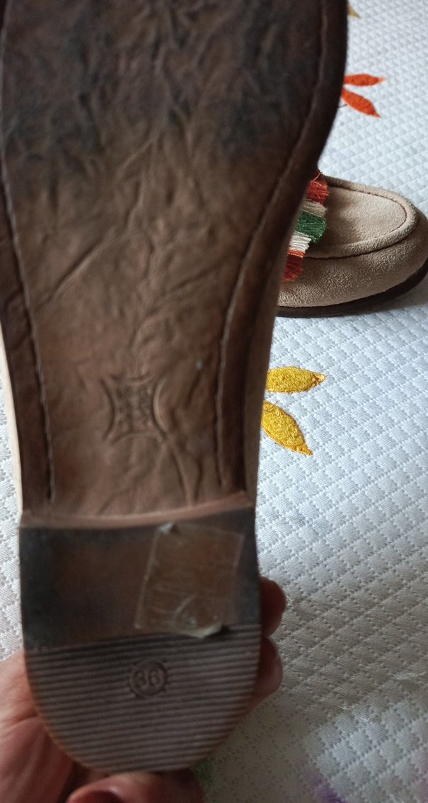 Bej Süet Püsküllü Kadın Dolgu Topuk Espadril - Görsel 5