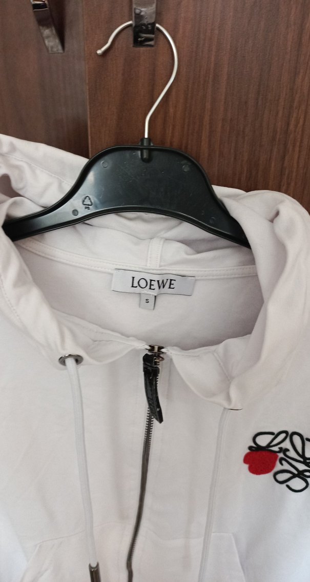 Beyaz Kapüşonlu Fermuarlı Mini Sweatshirt - Görsel 3